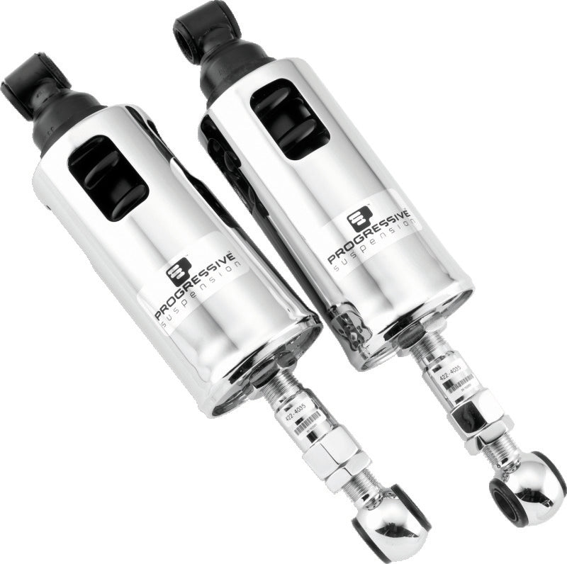 Progressive 00-17 Harley Softail 422 Series Shocks  - Chrome
