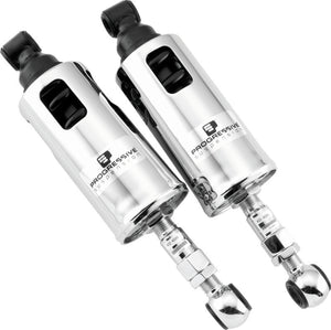 Progressive 00-17 Harley Softail 422 Series Shocks Heavy Duty - Chrome