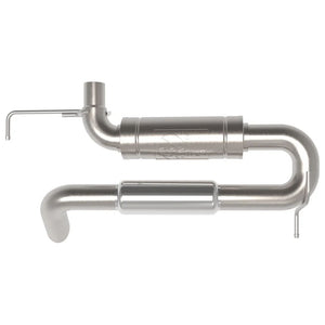 AFE 21-Up Bronco Axle-Back Exhaust System High-Clearance For Use With Bronco Rear Antirock Sway Bar System RockJock 4x4