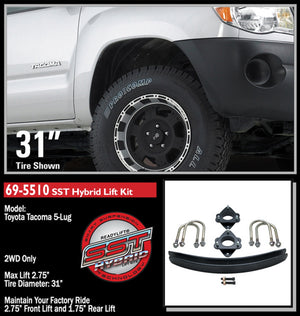 ReadyLift SST® Lift Kit 1.75 in.;2.75 in. - 69-5510