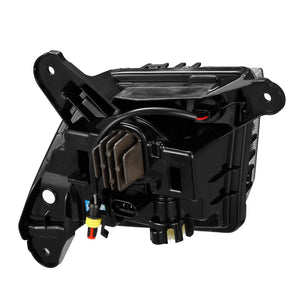 AlphaRex 19-23 Chevrolet Silverado 2500/3500HD DoubleTap Dual Color LED Projector Fog Lights