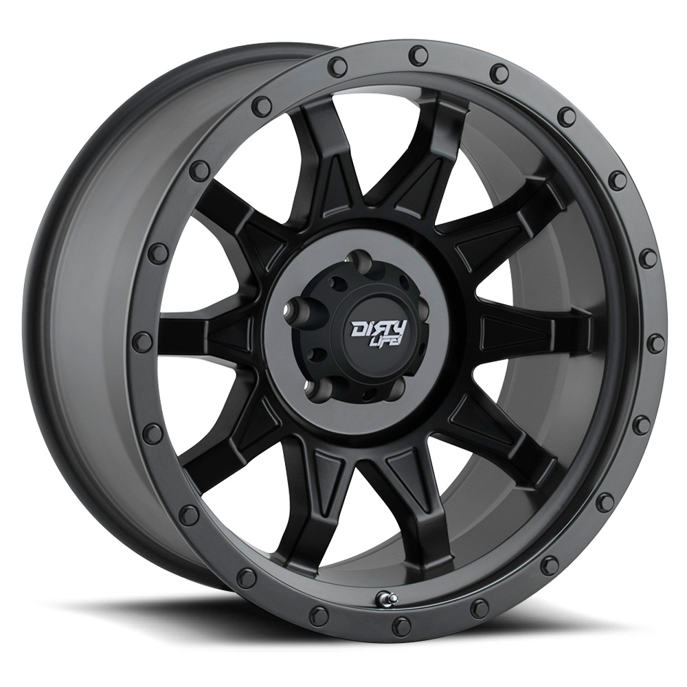 Dirty Life Race Wheels Roadkill 9301 Matte Black 18X9 8-165.1 -12Mm 130.8Mm