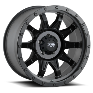 Dirty Life Race Wheels Roadkill 9301 Matte Black 18X9 8-165.1 -12Mm 130.8Mm