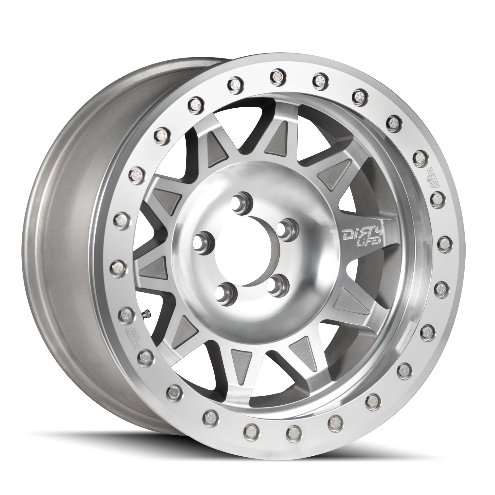 Dirty Life Race Wheels Roadkill Machined 14X7 99-999 13Mm 79.4Mm