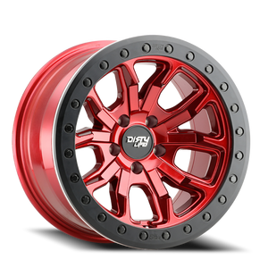 Dirty Life Race Wheels DT-1 9303 Crimson Candy Red 17X9 6-135 -38Mm 87.1Mm