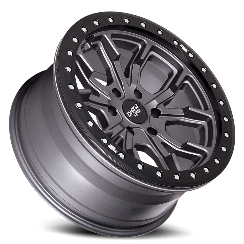 Dirty Life Race Wheels DT-1 9303 Satin Gunmetal 17X9 5-114.3 -12Mm 72.6Mm