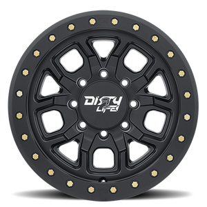 Dirty Life Race Wheels DT-1 9303 Satin Black 17X9 8-170 -12Mm 130.8Mm