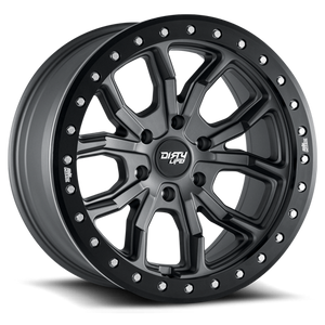 Dirty Life Race Wheels DT-1 9303 Satin Gunmetal 17X9 5-127  -12Mm 78.1Mm