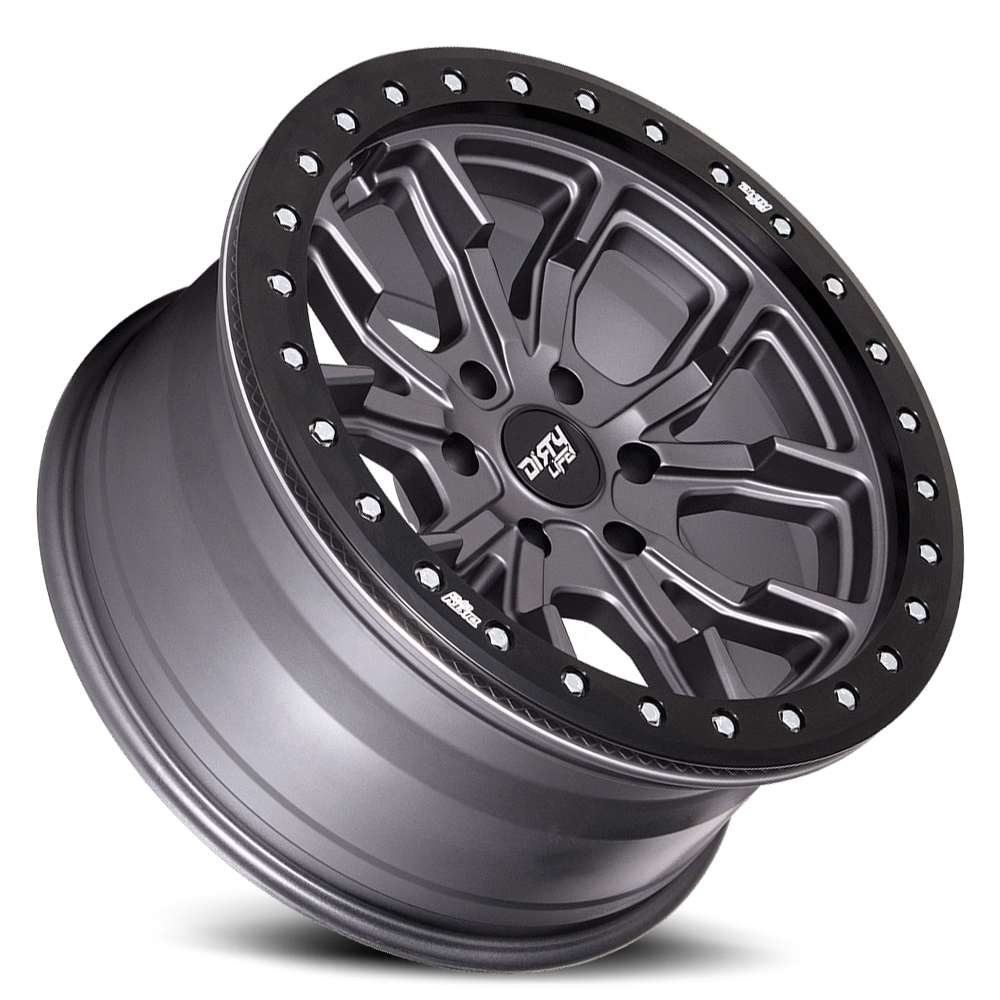 Dirty Life Race Wheels DT-1 9303 Satin Gunmetal 17X9 5-127  -12Mm 78.1Mm