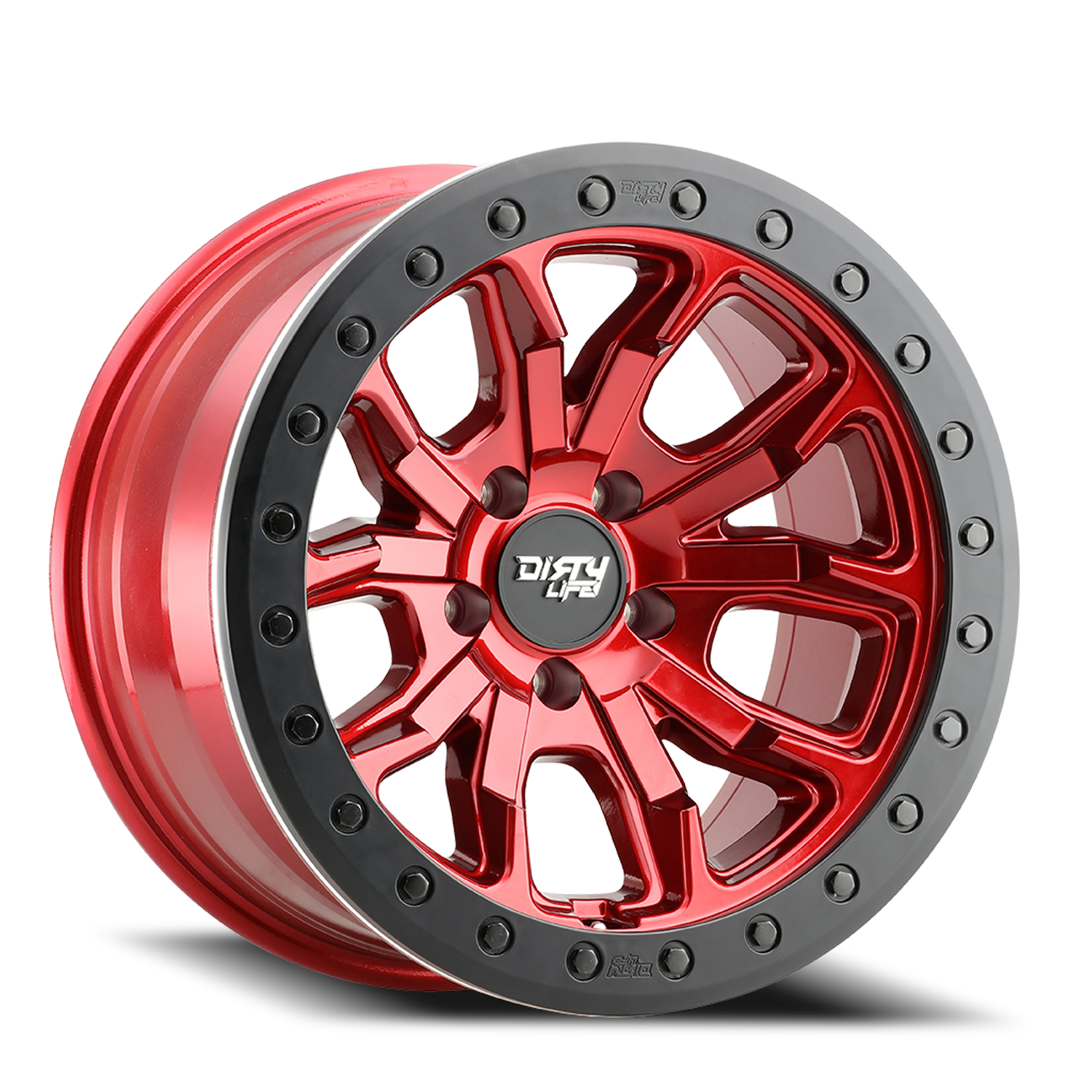 Dirty Life Race Wheels DT-1 9303 Crimson Candy Red 17X9 5-127 -12Mm 78.1Mm