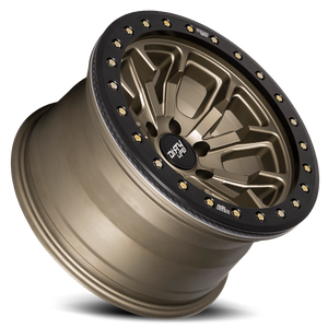Dirty Life Race Wheels DT-1 9303 Satin Gold W/Simulated Ring 17X9 6-139.7 -12Mm 106Mm