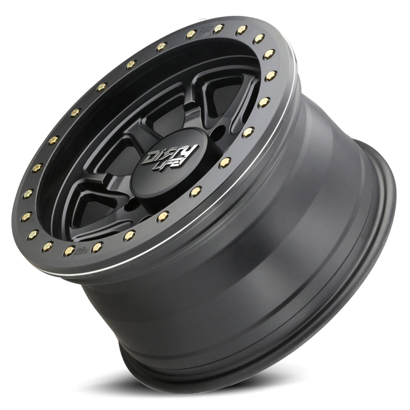 Dirty Life Race Wheels DT-2 9304 Satin Black 17X9 6-135 -12Mm 87.1Mm