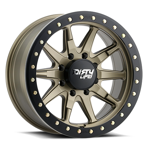 Dirty Life Race Wheels DT-2 9304 Satin Gold 17X9 8-170 -12Mm 130.8Mm