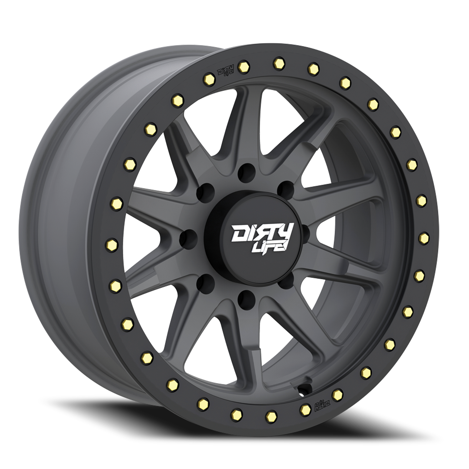 Dirty Life Race Wheels DT-2 9304 Satin Gunmetal 17X9 5-127 -38Mm 78.1Mm
