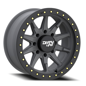 Dirty Life Race Wheels DT-2 9304 Satin Gunmetal 17X9 5-127 -38Mm 78.1Mm