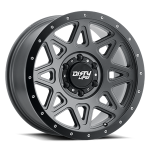 Dirty Life Race Wheels Theory 9305 Satin Gunmetal 17X9 6-139.7 -12Mm 106Mm