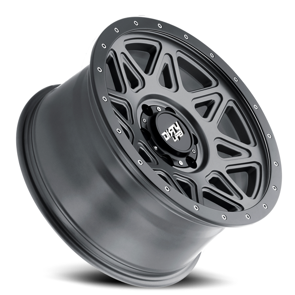 Dirty Life Race Wheels Theory 9305 Satin Gunmetal 18X9 6-139.7 0Mm 106Mm
