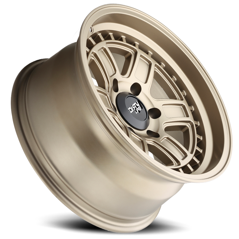 Dirty Life Race Wheels Cage 9308 Matte Gold 17X8.5 6-120 -6Mm 66.9Mm