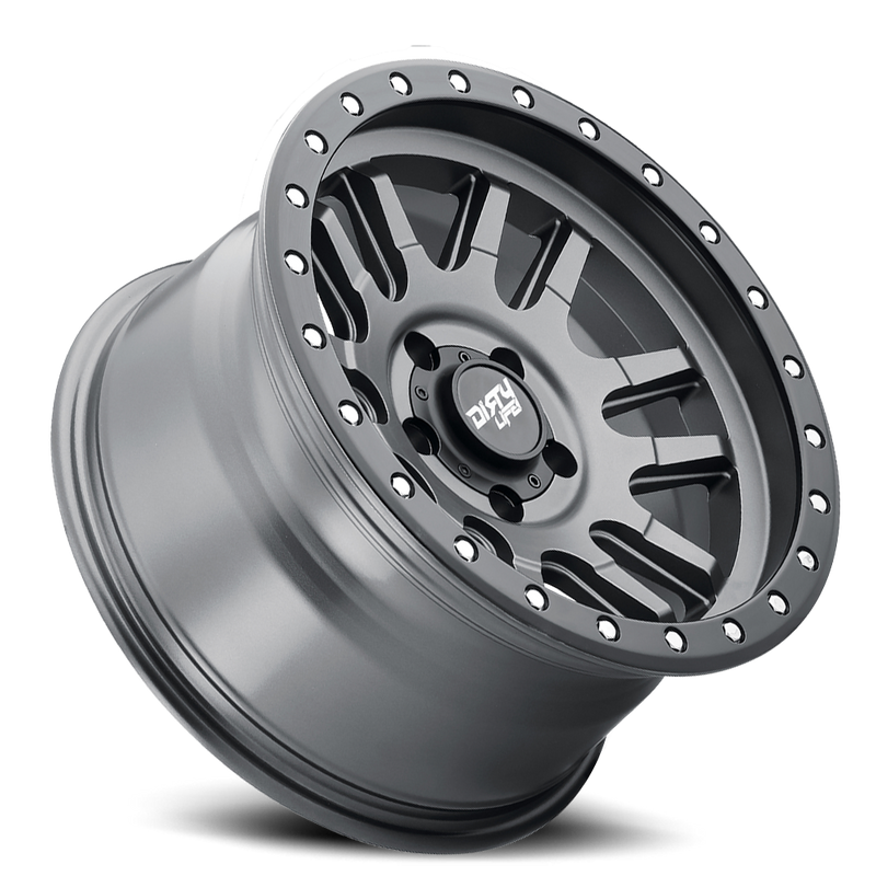 Dirty Life Race Wheels Canyon Pro 9309 Satin Graphite 17X9 5-127 -12Mm 71.5Mm