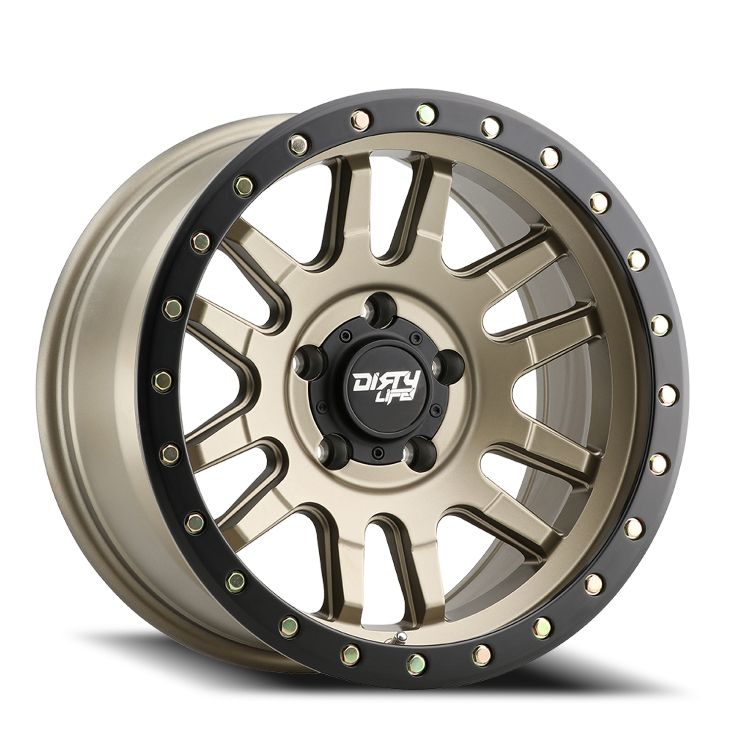 Dirty Life Race Wheels Canyon Pro 9309 Satin Gold 17X9 5-139.7 0Mm 108.1Mm
