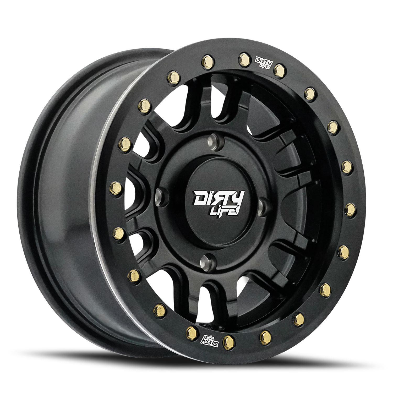Dirty Life Race Wheels Canyon Pro Sxs 9309R Matte Black 15X7 4-156 13Mm 131.1Mm