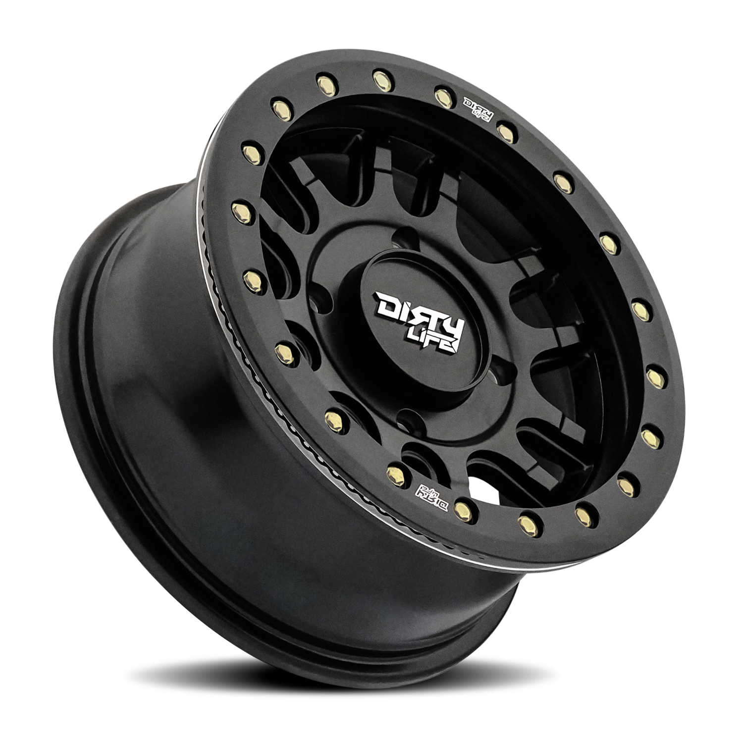 Dirty Life Race Wheels Canyon Pro Sxs 9309R Matte Black 15X7 4-156 13Mm 131.1Mm