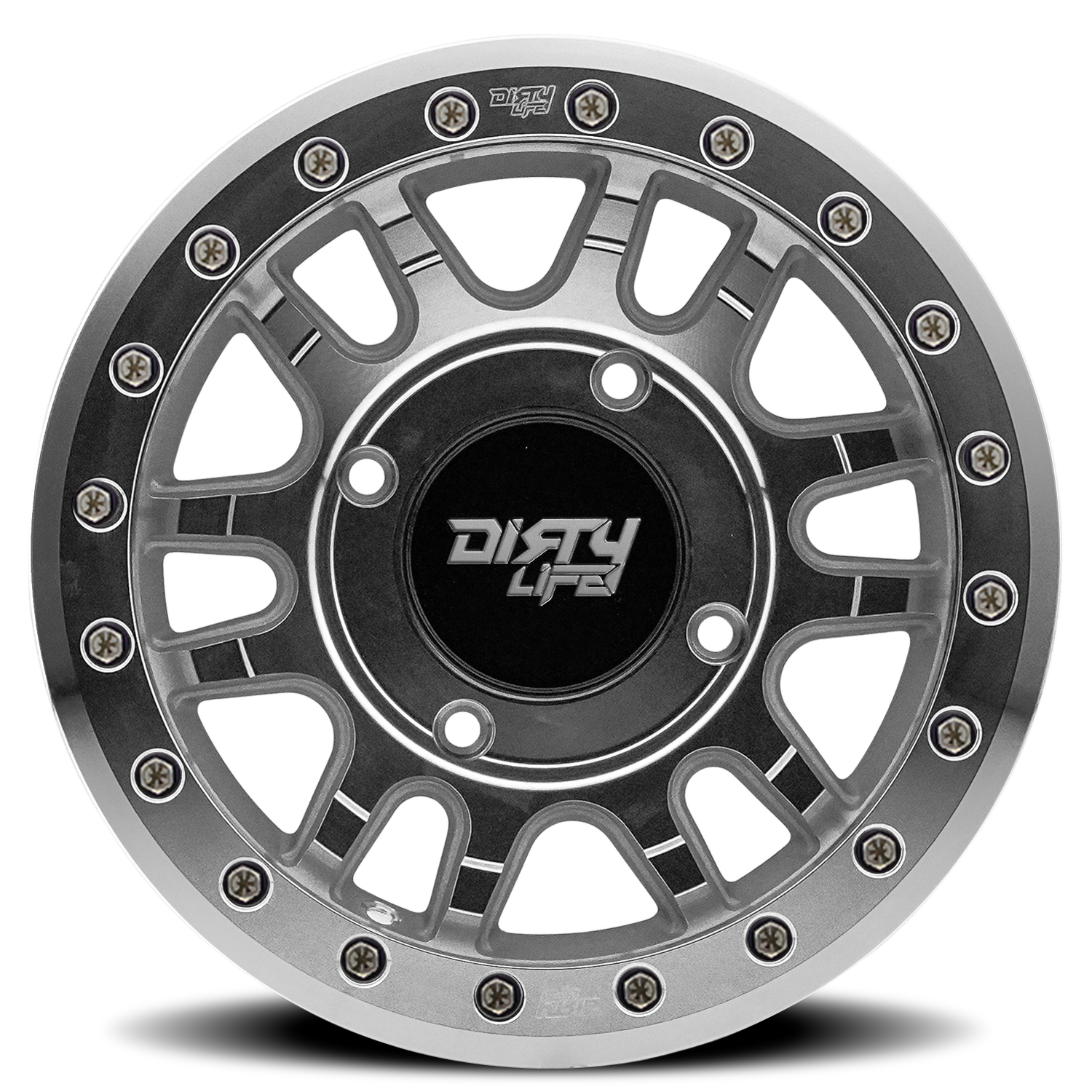 Dirty Life Race Wheels Canyon Pro Sxs 9309R Machined 15X7 4-137 13Mm 106.25Mm