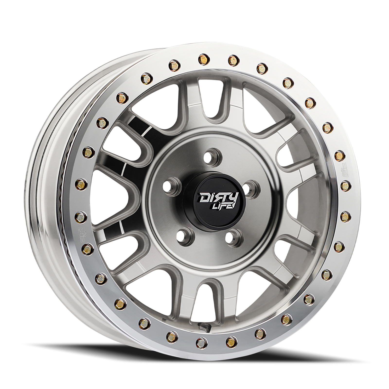 Dirty Life Race Wheels Canyon Pro Sxs 9309R Machined 15X7 5-114.3 38Mm 77Mm