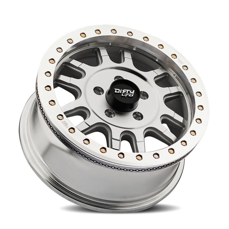 Dirty Life Race Wheels Canyon Pro Sxs 9309R Machined 15X7 5-114.3 38Mm 77Mm