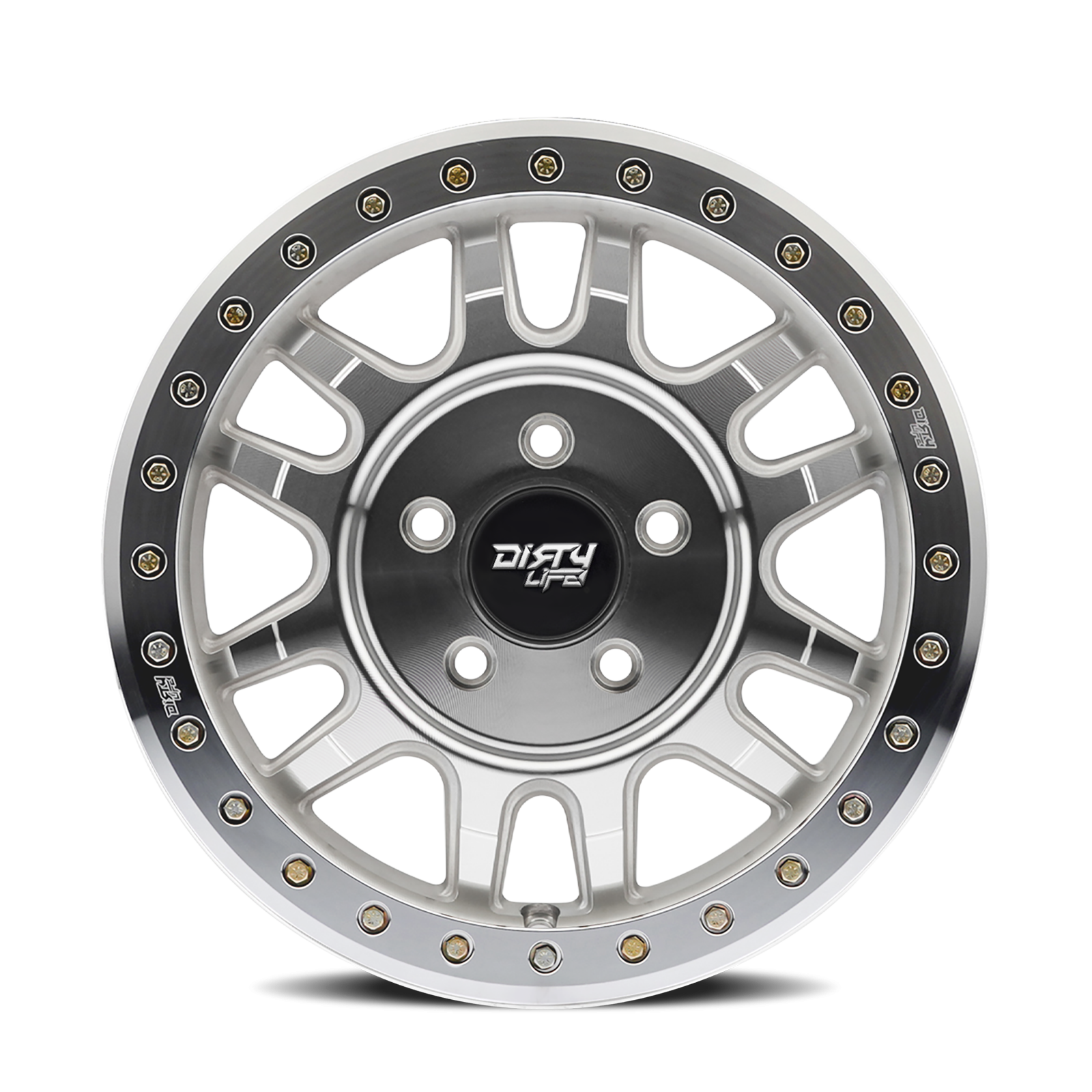 Dirty Life Race Wheels Canyon Pro Sxs 9309R Machined 15X7 5-114.3 38Mm 77Mm
