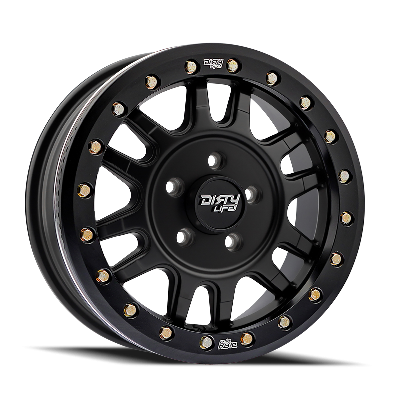 Dirty Life Race Wheels Canyon Pro Sxs 9309R Satin Black 15X7 5-114.3 38Mm 77Mm