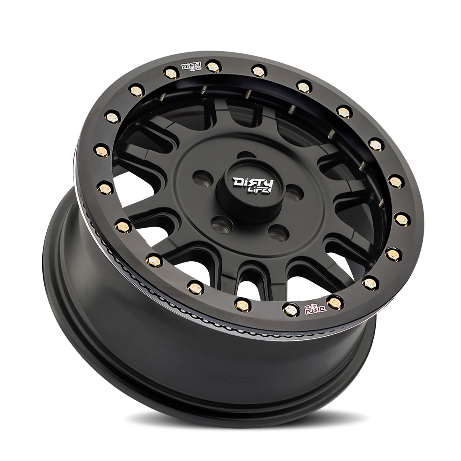 Dirty Life Race Wheels Canyon Pro Sxs 9309R Satin Black 15X7 5-114.3 38Mm 77Mm