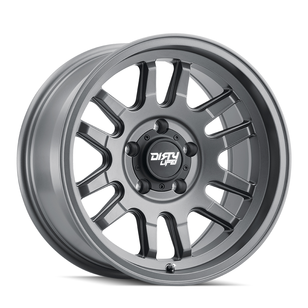 Dirty Life Race Wheels Canyon 9310 Satin Graphite 17X9 6-135 0Mm 87.1Mm