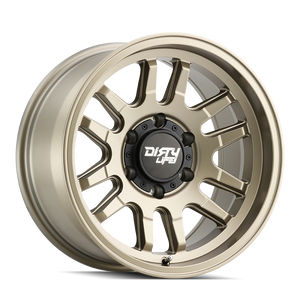 Dirty Life Race Wheels Canyon 9310 Satin Gold 17X9 5-139.7 0Mm 108.1Mm