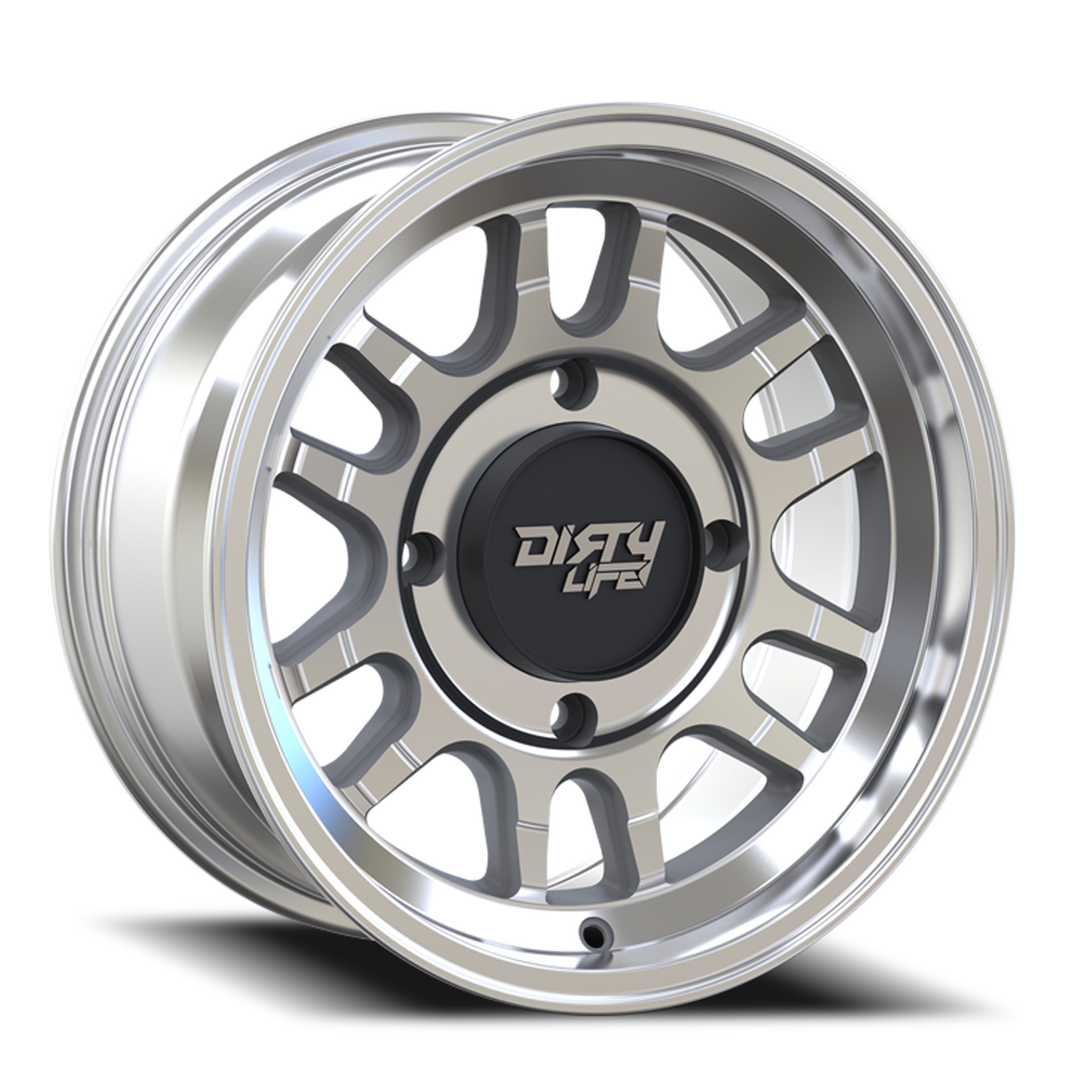 Dirty Life Race Wheels Canyon Sport Sxs 9310S Machined 14X7 4-156 13Mm 131.1Mm
