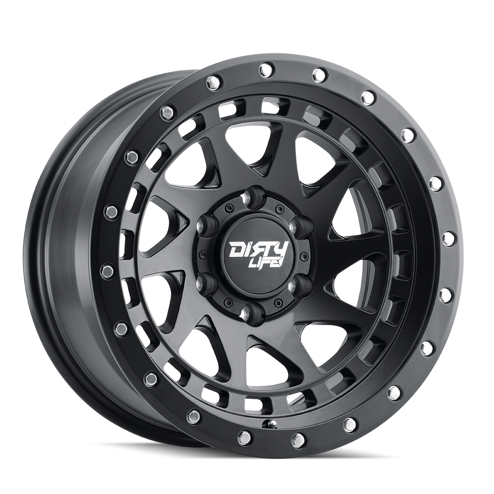 Dirty Life Race Wheels Enigma Pro 9311 Matte Black 17X9 8-170 -12Mm 130.8Mm