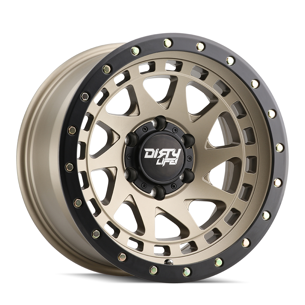 Dirty Life Race Wheels Enigma Pro 9311 Satin Gold 17X9 5-127 -38Mm 71.5Mm