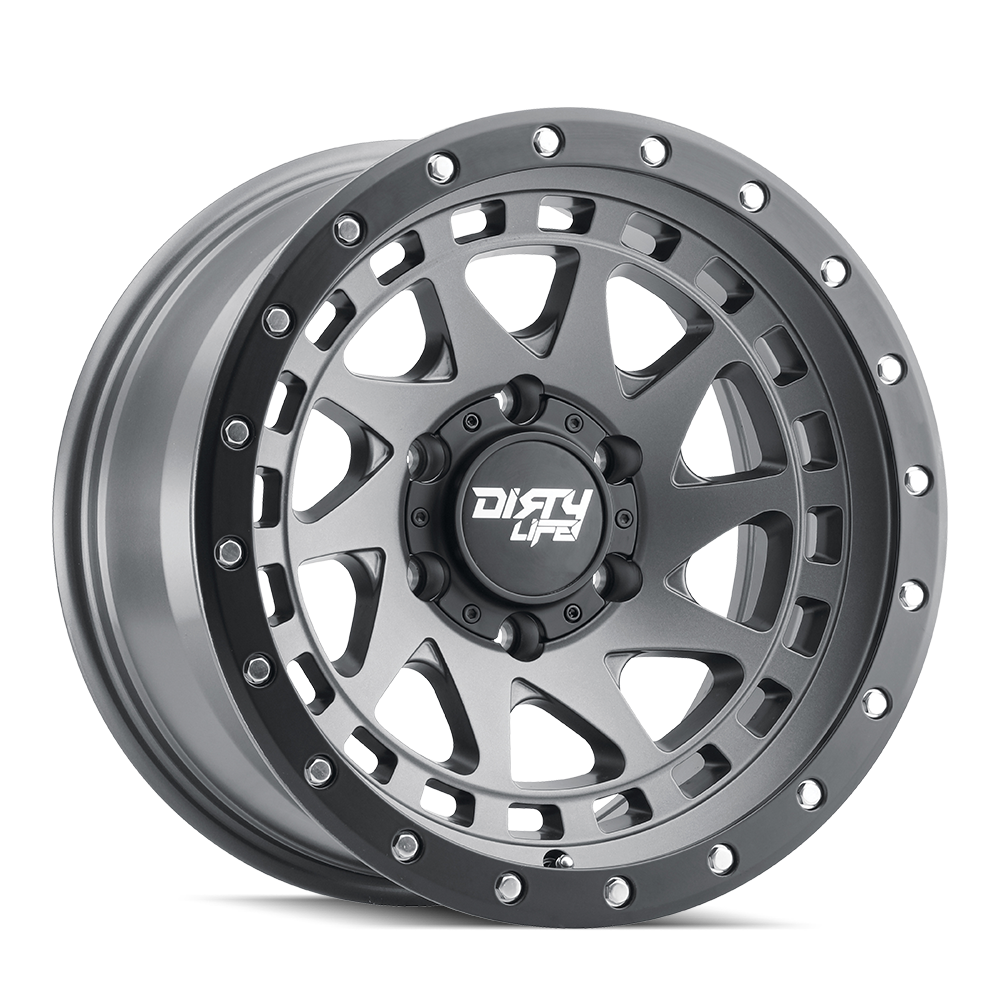 Dirty Life Race Wheels Enigma Pro 9311 Satin Graphite 17X9 6-139.7 -12Mm 106Mm