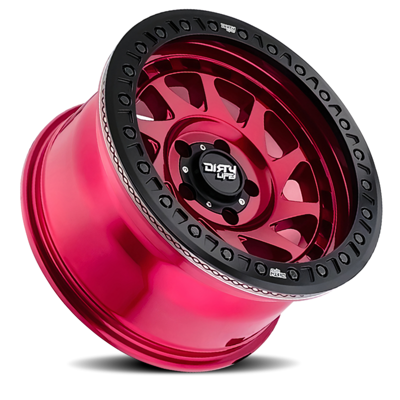 Dirty Life Race Wheels Enigma Race 9313 Gloss Crimson Candy Red 17X9 6-135 -38Mm 87.1Mm
