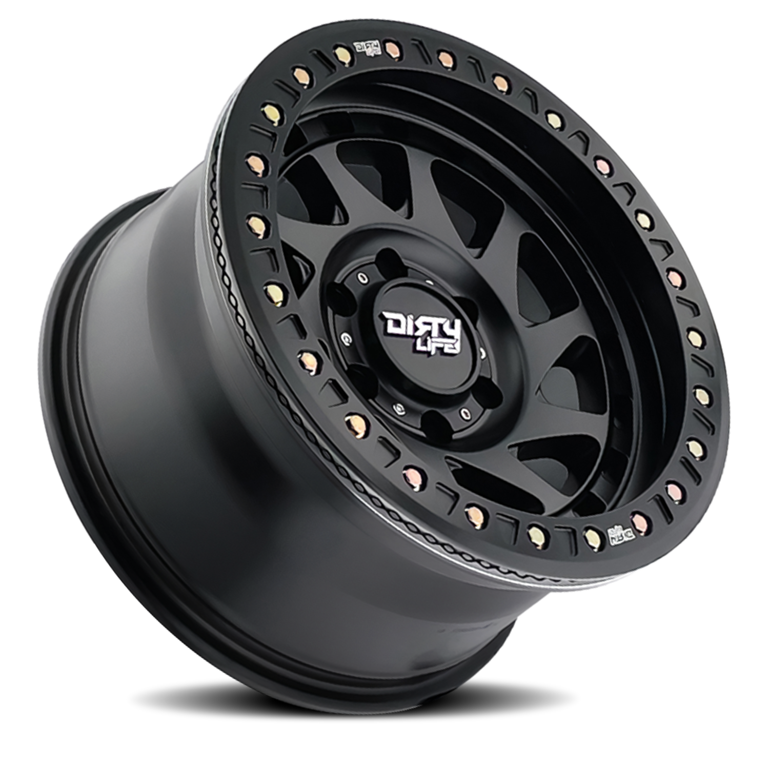 Dirty Life Race Wheels Enigma Race 9313 Matte Black 17X9 8-170 -12Mm 125.2Mm