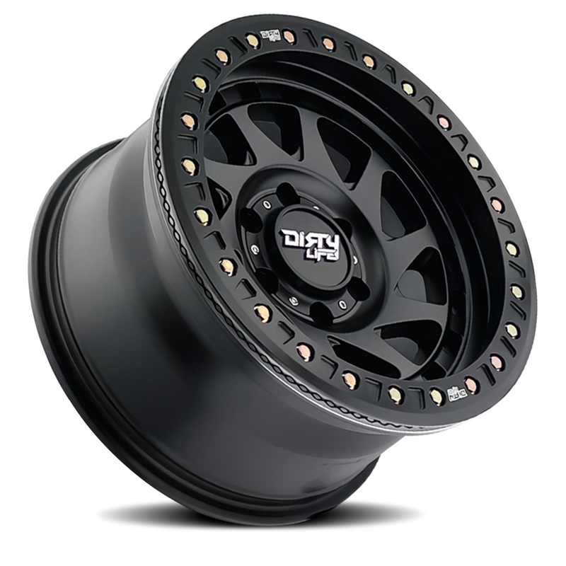 Dirty Life Race Wheels Enigma Race 9313 Matte Black 17X9 8-165.1 -12Mm 130.8Mm