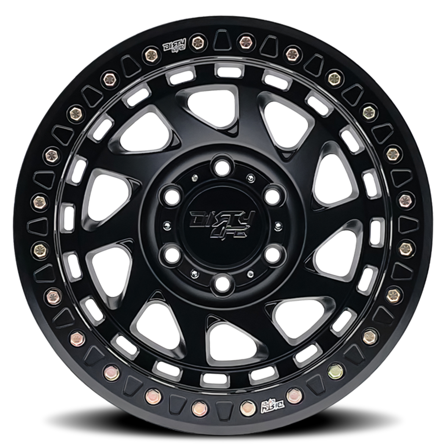 Dirty Life Race Wheels Enigma Race 9313 Matte Black 17X9 6-139.7 -38Mm 106Mm