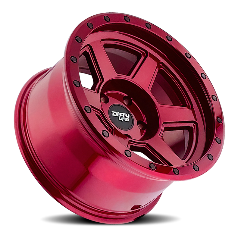 Dirty Life Race Wheels Compound 9315 Crimson Candy Red 18X9 6-135 -12Mm 87.1Mm