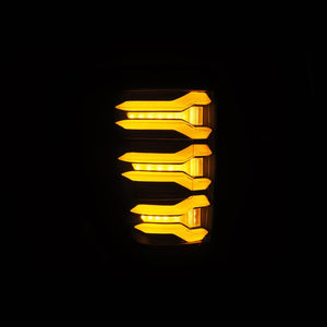 AlphaRex 21-22 Ford F-150 LUXX LED Tailights Black/Red