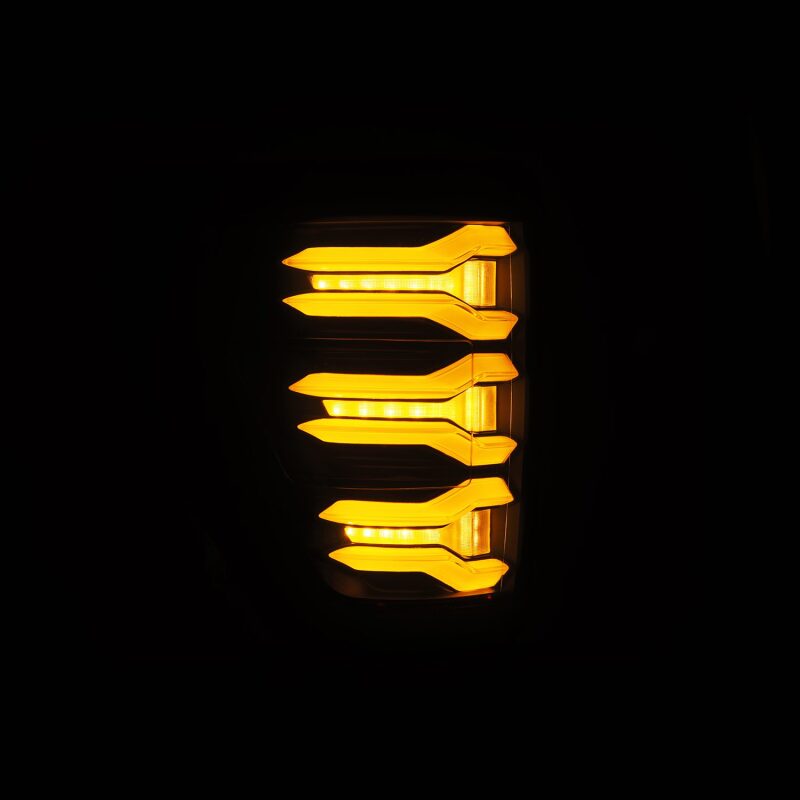 AlphaRex 21-22 Ford F-150 LUXX LED Tailights Black/Red