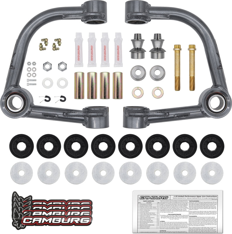 Camburg Toyota Tacoma Pre/4WD 05-23 / 4-Runner 03-23 / FJ 07-14 1.25in Uniball Upper Arms