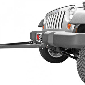 Tow Bar Mounting Kit 07-18 Wrangler JK Front Bolt-On Includes Mounting Plate Tow Bar Attaching Forks Hardware For Use w/ CE-9033F RockJock 4x4