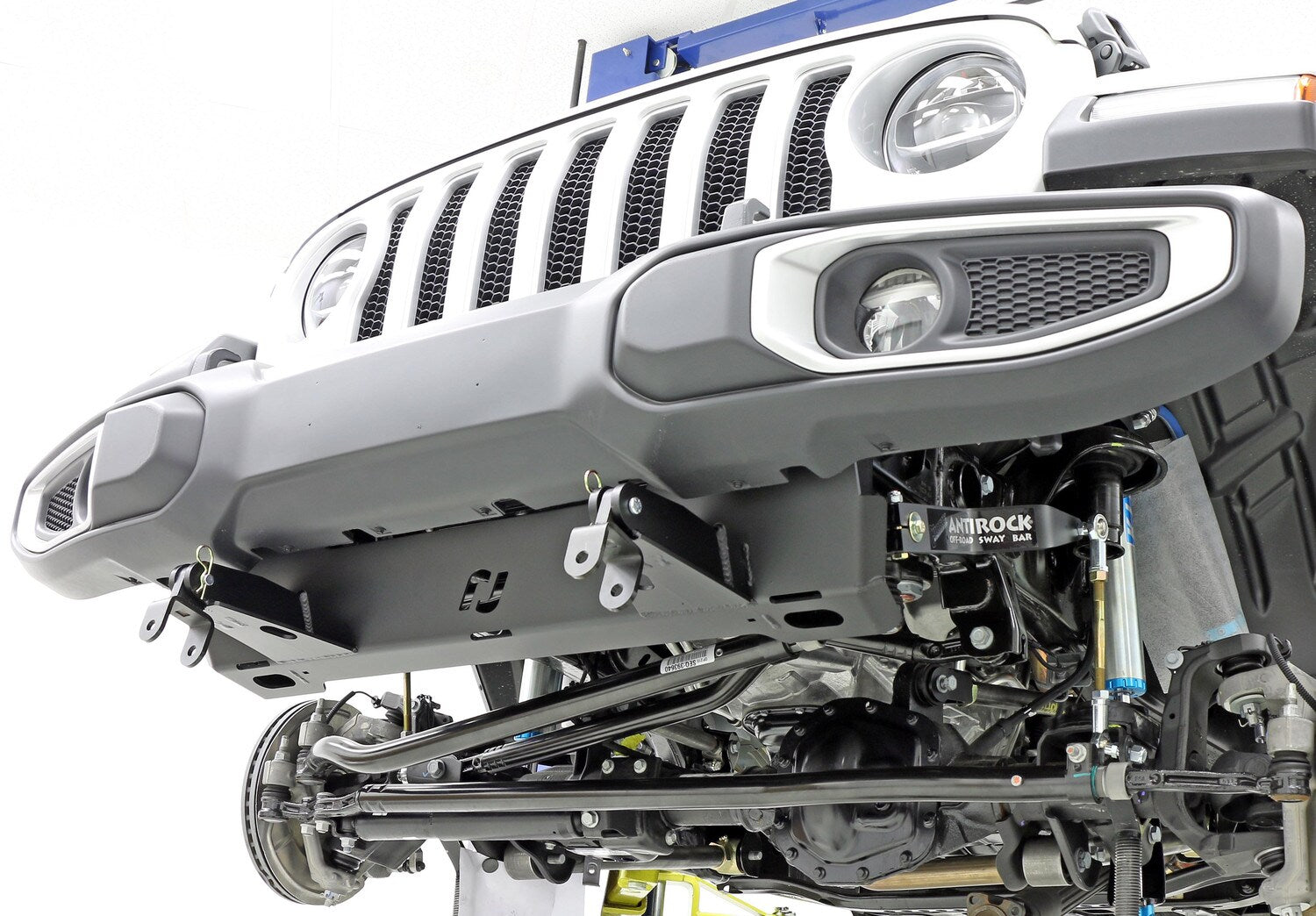 Tow Bar Mounting Kit 18-Up Wrangler JL 20-Up Gladiator w/ Plastic Bumper Bolt-On Includes Mounting Plate Tow Bar Attaching Forks Hardware For Use w/ CE-9033F RockJock 4x4