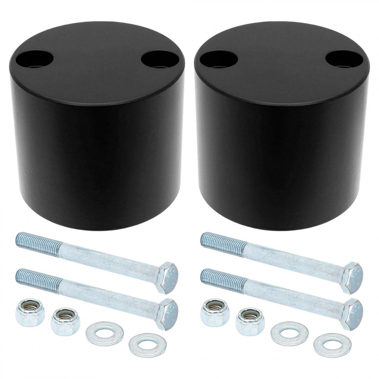 Bump Stop Kit 07-18 Wrangler JK Rear Includes Billet Aluminum Spacers Urethane Bump Stops Hardware RockJock 4x4