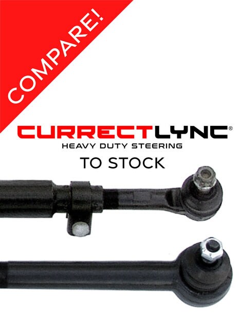 Currectlync Modular Extreme Duty Drag Link Right Hand Drive 07-18 Wrangler JK Bolt-On 1 5/8 Inch Diameter RockJock 4x4